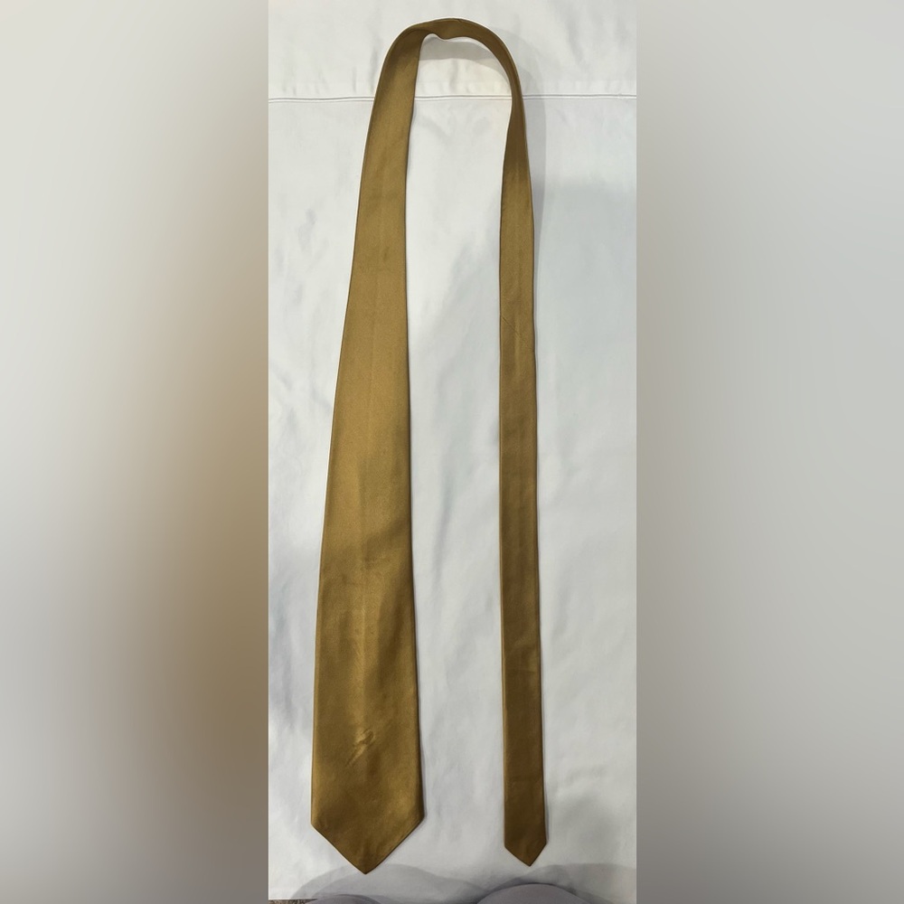 Nordstrom Mustard Silk Tie